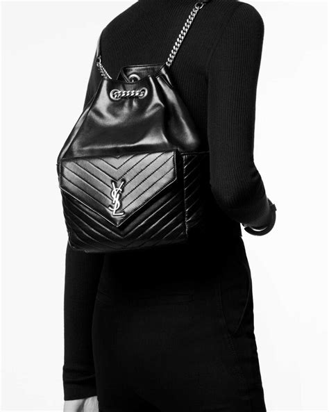 ysl joe backpack|SAINT LAURENT Joe quilted leather backpack .